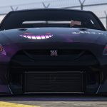 Gengar Paintjob for Pitagora's Nissan GTR V1.0