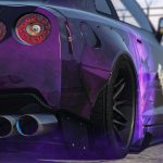 Gengar Paintjob for Pitagora's Nissan GTR V1.0