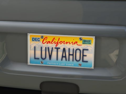 High Quality California License Plates - Standard & Special Interest (Addon & Replace) V1.7