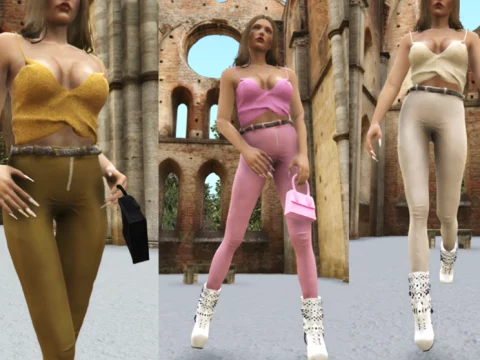Leather Pants for MP Female 1.0
