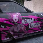 [Itasha] Mazda RX7 Spirit R "THE IDOLM@STER SHINY COLORS" Tanaka Mamimi paintjob V1.1