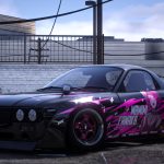 [Itasha] Mazda RX7 Spirit R "THE IDOLM@STER SHINY COLORS" Tanaka Mamimi paintjob V1.1
