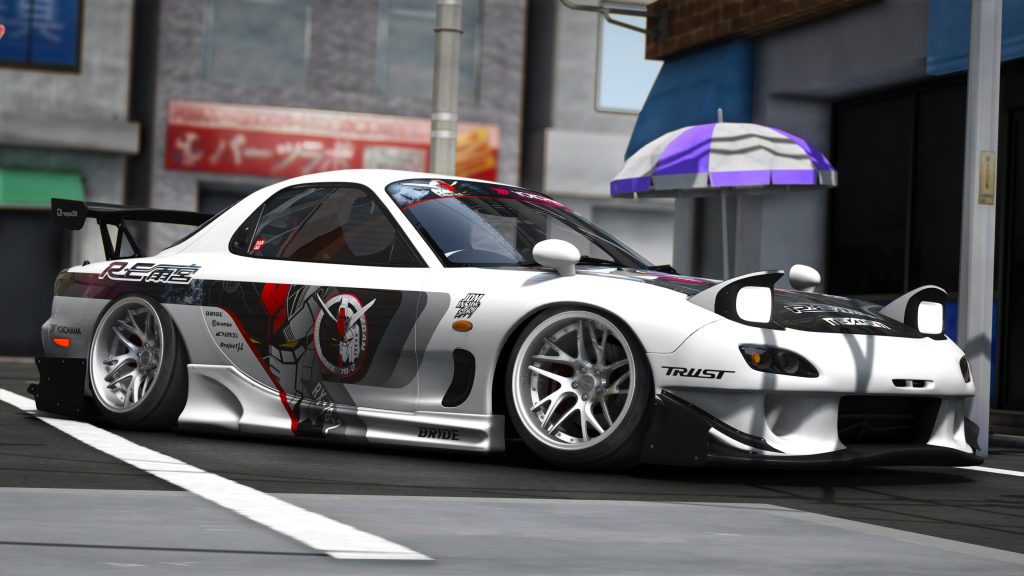 Mazdam RX78-2 Livery for [YCA]Vsoreny's Mazda RX7 Spirit R (FD3S) [8K/6K/4K] V1.0