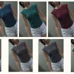 More shirt textures for MP Female V1.0