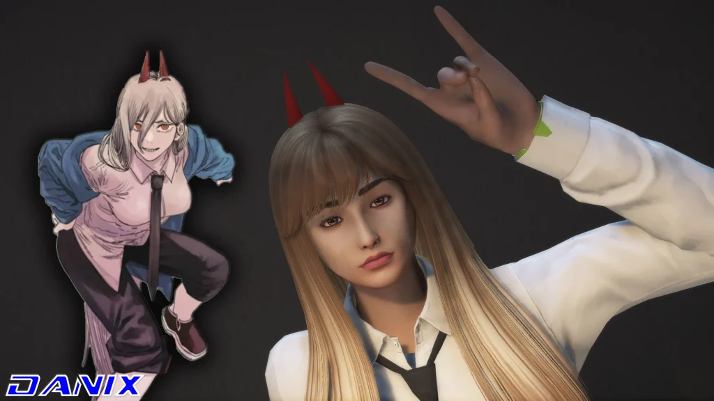 Power's horns (Chainsaw Man) for MP Female 1.0