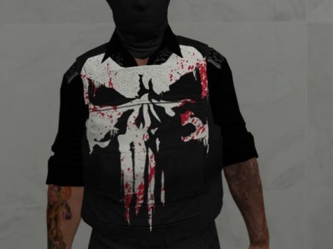 Punisher vest retexture for MP Male 1.0