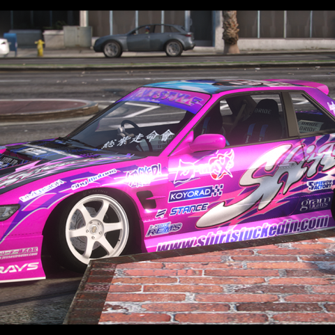 SHIRTSTUCKEDIN 3037 livery for Cereal's Nissan S13 V1.0 – GTA 5 mod