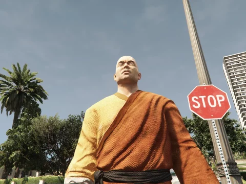 Shaolin Monk [Add-On Ped] 1.0