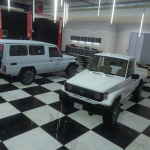Toyota 75 series pack Troopcarrier and ute [Fivem/Addon/Tuning] V1.0