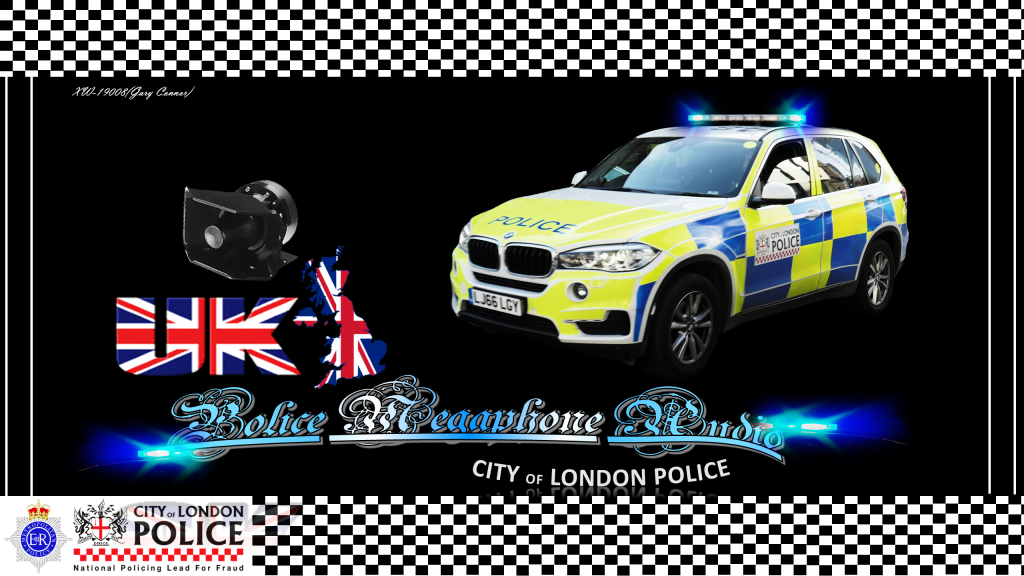 UK Police Megaphone Audio 