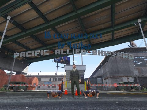 US coast guard dock [Menyoo] V1.0
