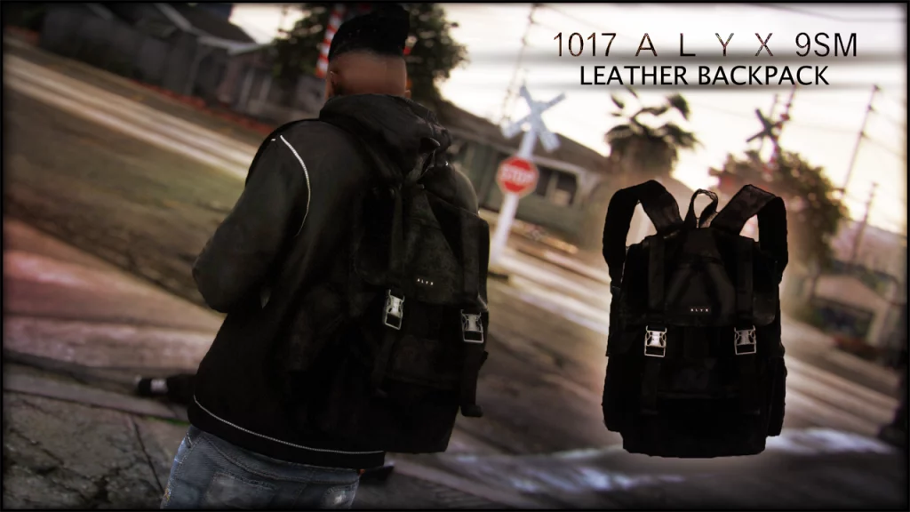 1017 Alyx 9SM Leather Backpack for Mp Male V1.0