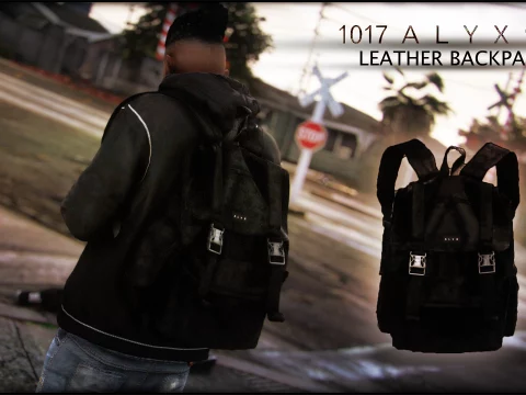 1017 Alyx 9SM Leather Backpack for Mp Male V1.0