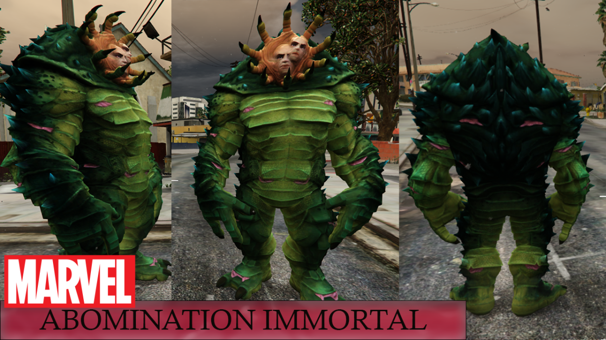 Abomination Immortal Marvel Add On Ped Fivem 10 Gta 5 Mod