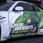 [Itasha] 2003 Nissan 350Z "Arknights" Gavial paintjob V1.0