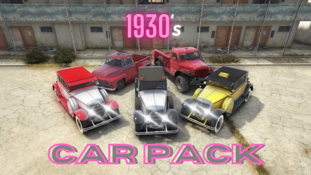 1930's Atmosphere Emergency car pack [MENYOO] V1.0