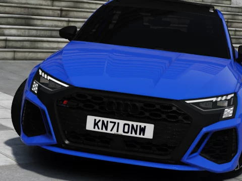 Audi RS3 Sportback 8Y 2022 [Add-On / FiveM | VehFuncs | Panoramic Sunroof] V1.0