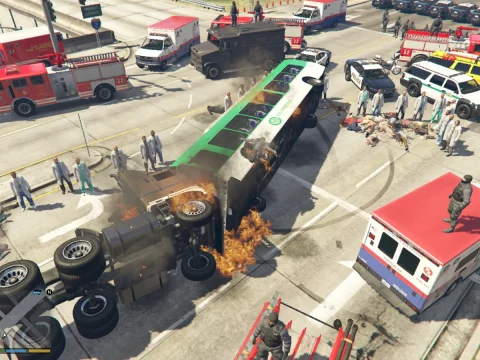 Big Accident On Road [Menyoo] V1.0