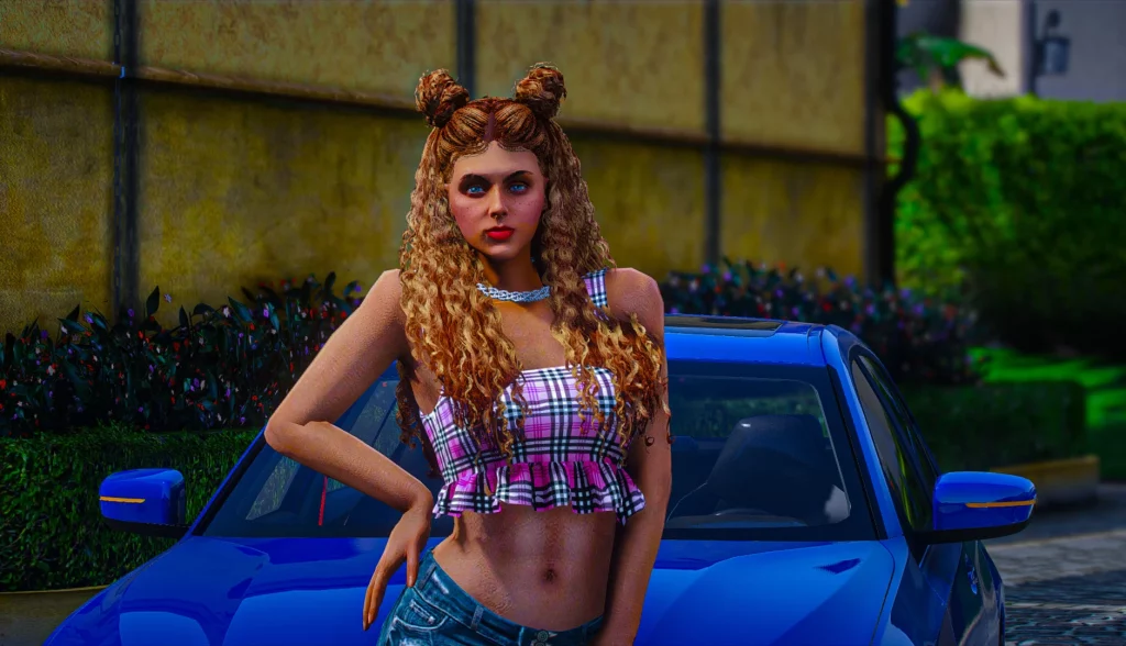 Curly Hair for MP Female V1.0