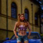 Curly Hair for MP Female V1.0