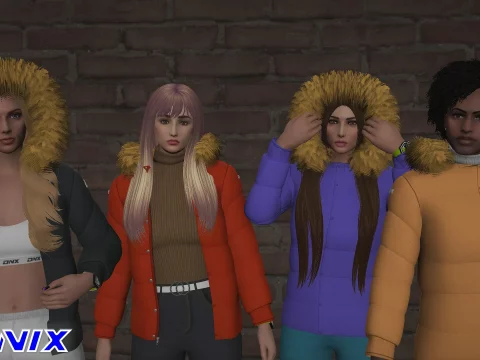 DNX Clothes - Puffer Jacket for MP Female V1.0