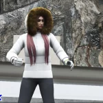 DNX Clothes - Puffer Jacket for MP Female V1.0