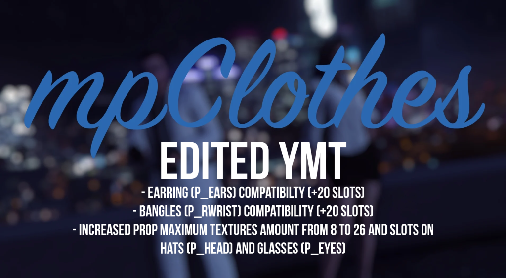 Edited YMT for MpClothes (Female Only) V1.0