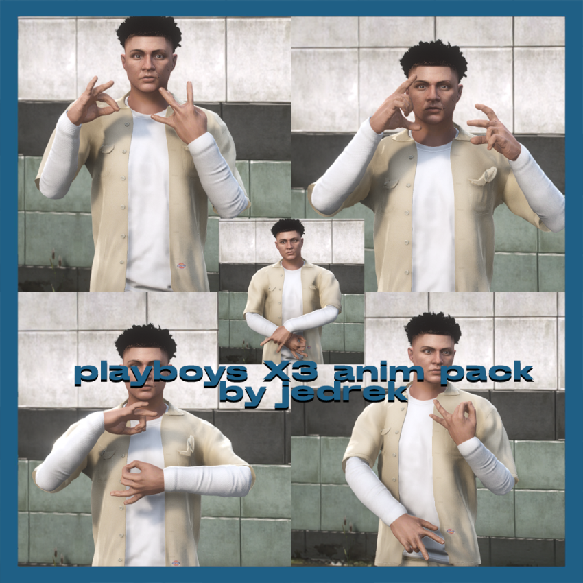 Emote Poses Gangsigns Gta Mod