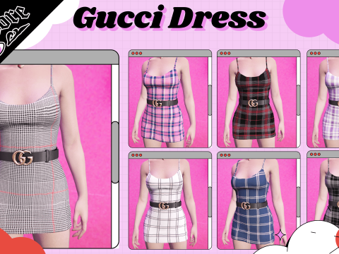 Gucci Dress For MP Female V1.0