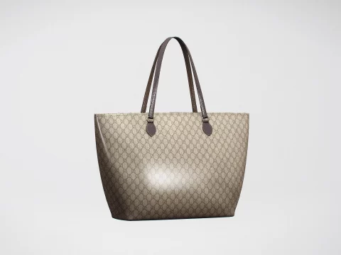 Gucci Ophidia Medium Soft GG Supreme Canvas Tote