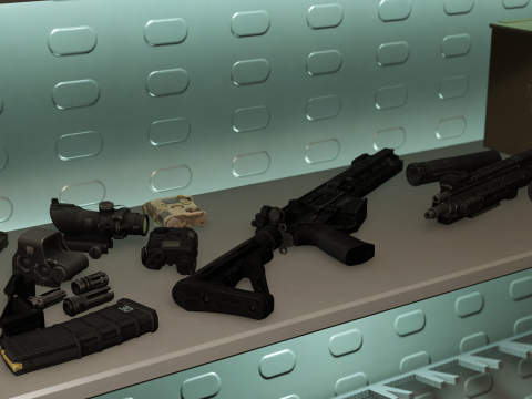 HK-416 from Escape From Tarkov [Animated, Replace]