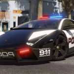 Lamborghini Reventon | Hot Pursuit Police | AUTOVISTA [Add-On / Replace | Wipers | Template | Wings + Spoiler] V6.0