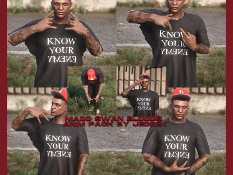 Madd Swan Bloods Pose Pack V1.0