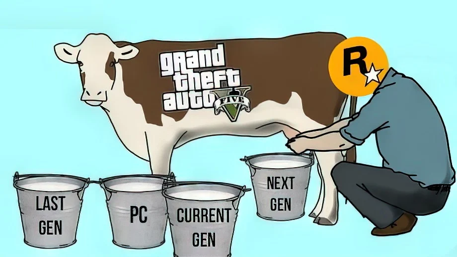Milking Grand Theft Auto V V1.0