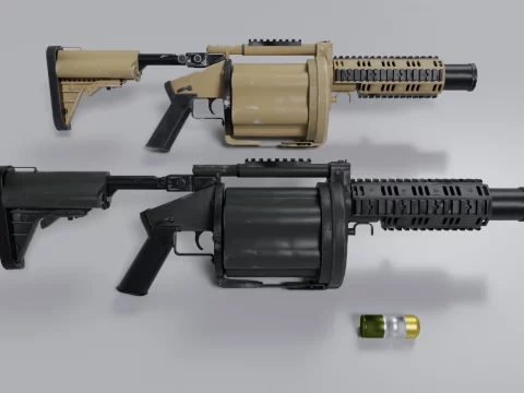 Milkor M32 Multi-shot Grenade Launcher [Replace | Animated] V1.0