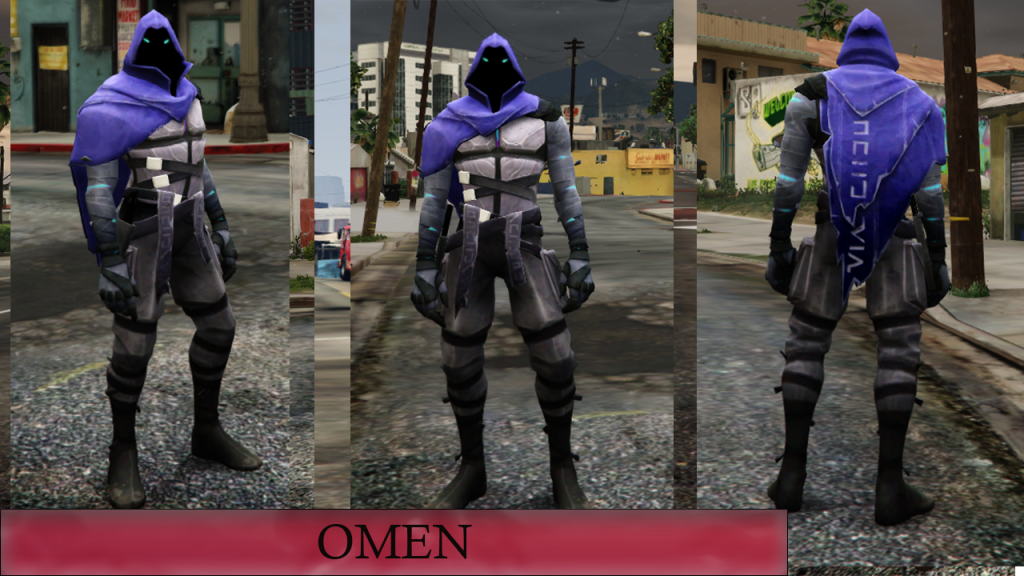 Omen Valorant Add On Ped Fivem V Gta Mod