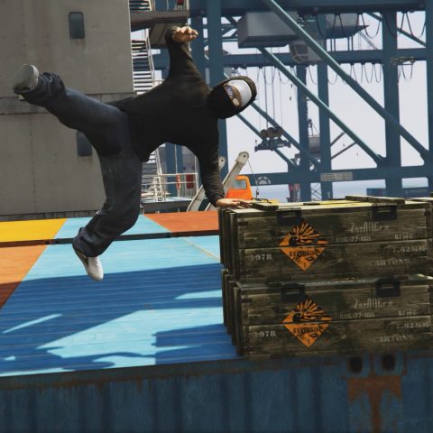 Parkour animations – GTA 5 mod