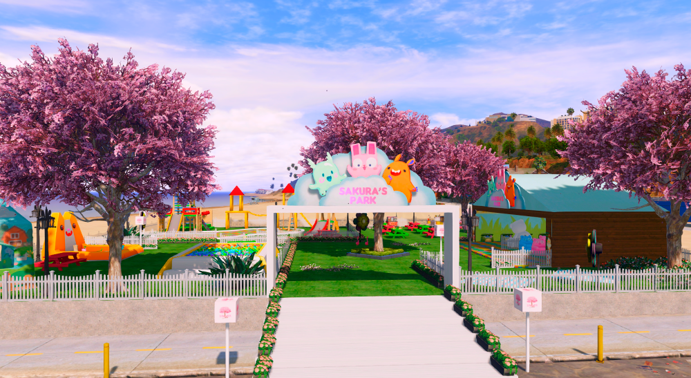 Playground Sakuras Park [YMAP / FiveM] V1.0
