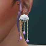 Raindrop Earrings for MP Female/Male