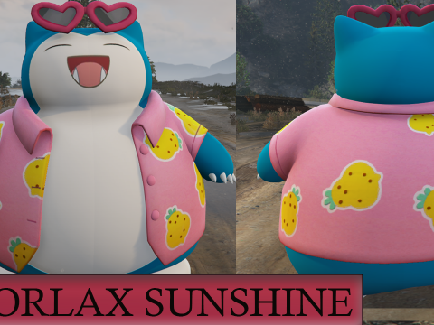 Snorlax Sunshine Pokemon [Add-On Ped / FiveM] V1.0