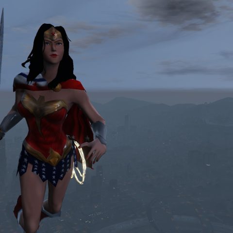 WONDER WOMAN - Deluxe [Addon ped] – GTA 5 mod