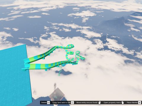 Water slide challenge