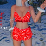 Xmas Pajama Set for MP Female V1.0