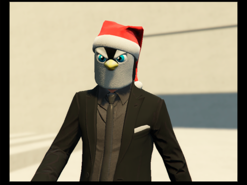 Xmas Penguin Mask