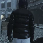 Moncler's puffer jacket And Jordan 4 retro Travis ''purple'' V1.0
