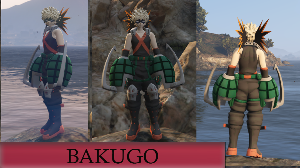 Bakugo My Hero Academia [Add-On Ped / FiveM] 