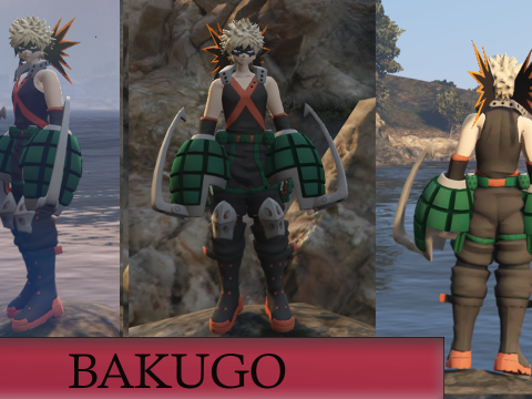 Bakugo My Hero Academia [Add-On Ped / FiveM]