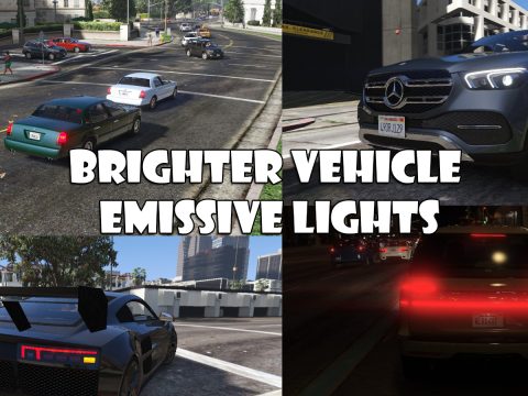 Brighter Vehicle Emissive Lights V1.0