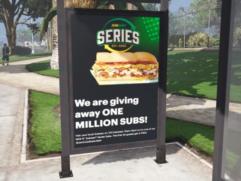 Bus Stop Ads (Fast Food) V1.3