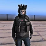 Ghost from Call of duty MW2 2022 for Skin Control V1.2